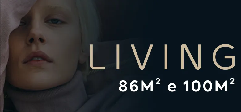 Living 86m² e 100m² Living 86m² e 100m²