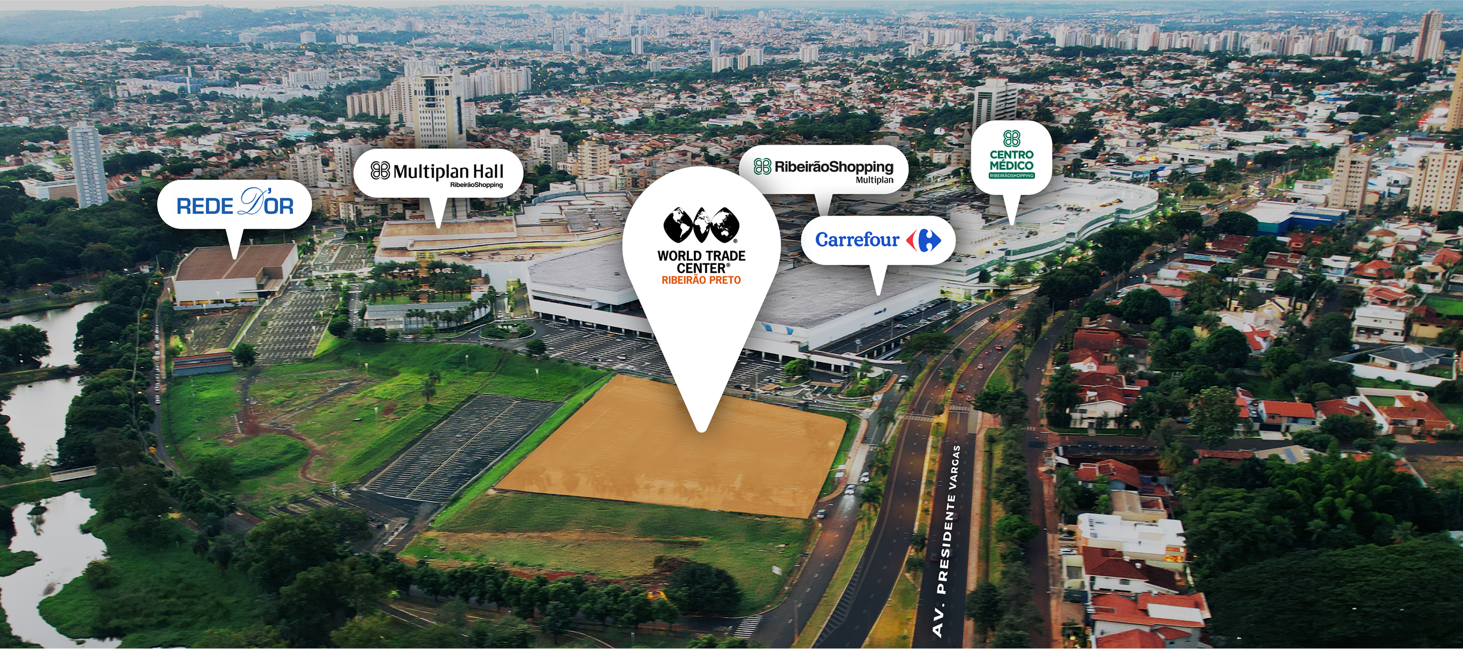Localização WTC Ribeirão Preto Localização WTC Ribeirão Preto